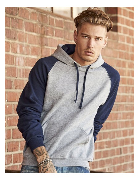 JER-0S96CR0-Nublend® Colour-Block Raglan Hooded Sweatshirt 2